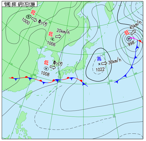 天気図 天気図