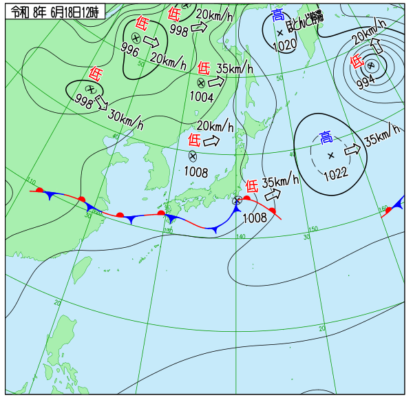 天気図 天気図