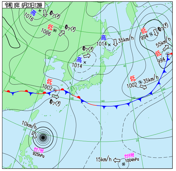天気図 天気図