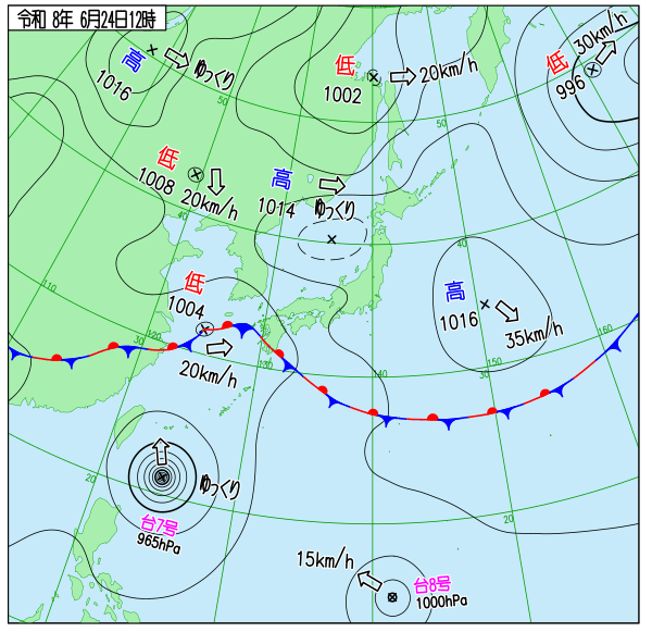 天気図 天気図