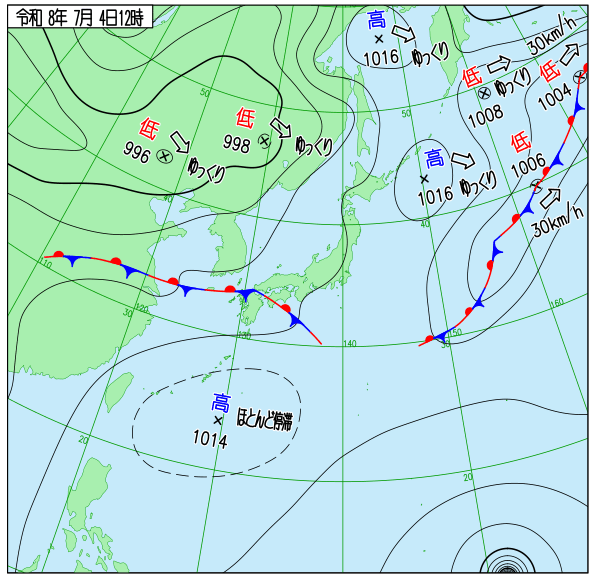 天気図 天気図