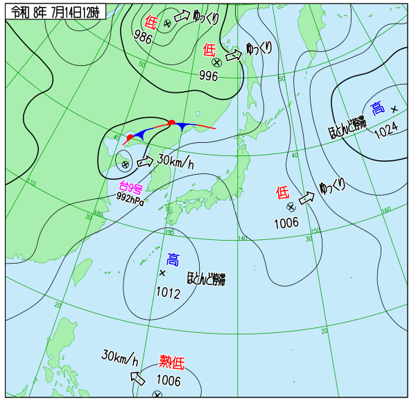 天気図 天気図