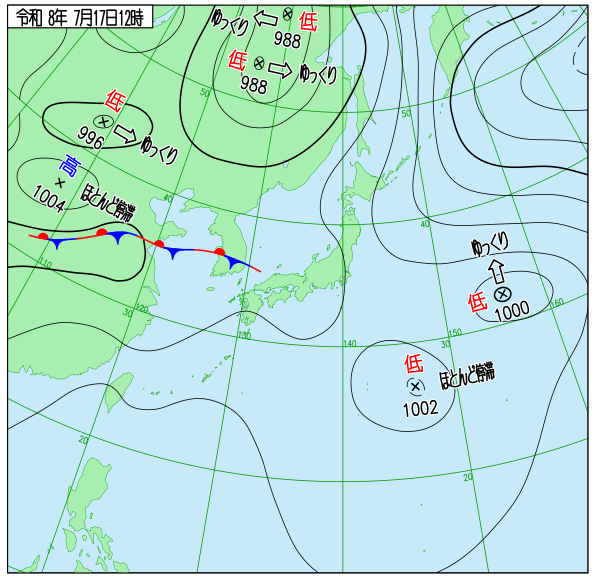 天気図 天気図