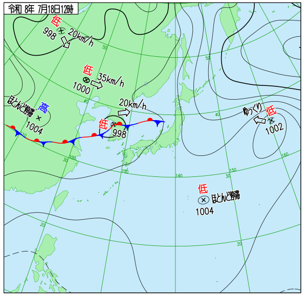天気図 天気図
