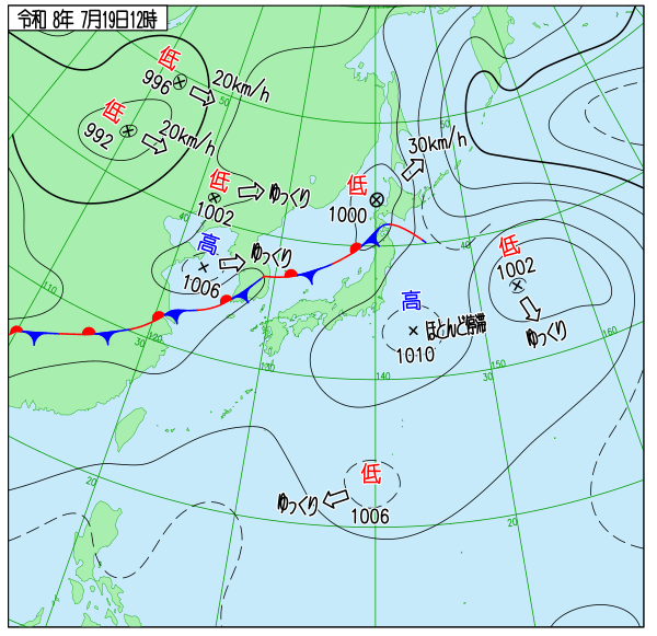 天気図 天気図