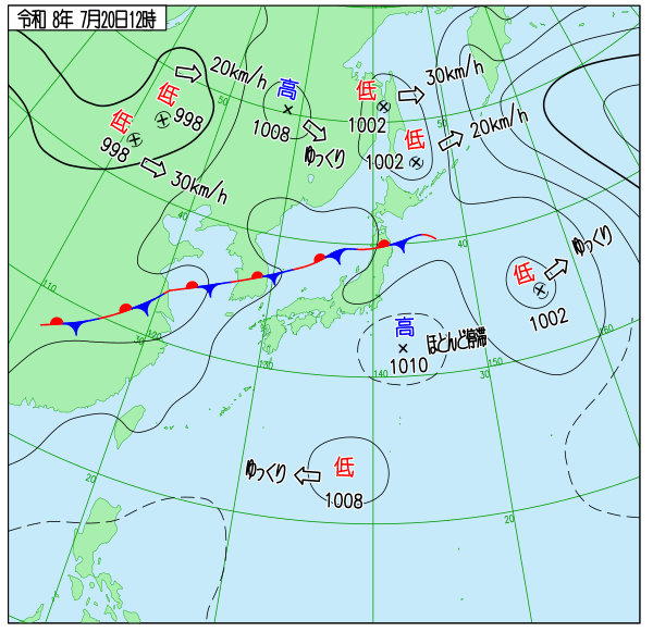天気図 天気図