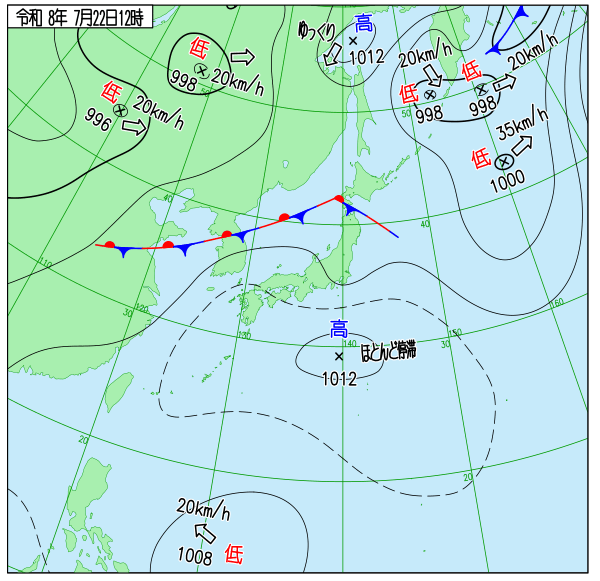 天気図 天気図