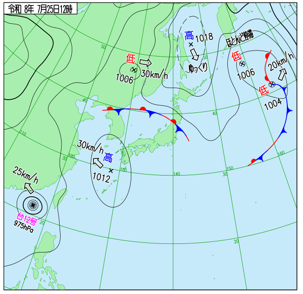 天気図 天気図