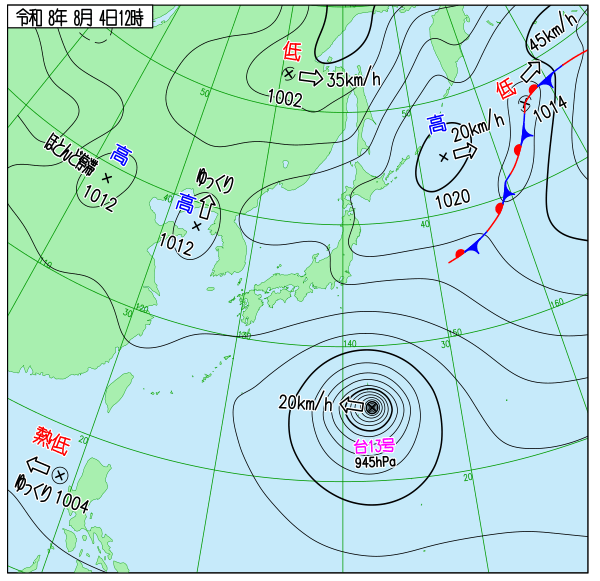天気図 天気図