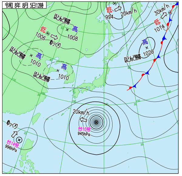天気図 天気図