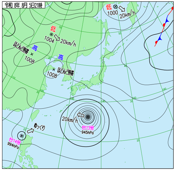 天気図 天気図
