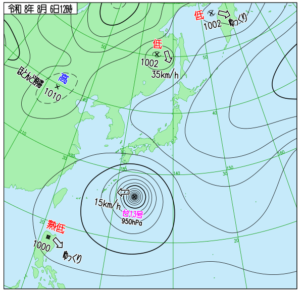 天気図 天気図