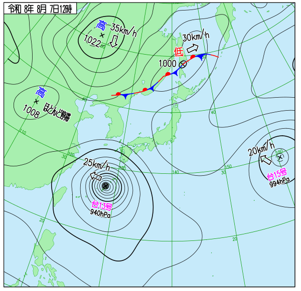 天気図 天気図
