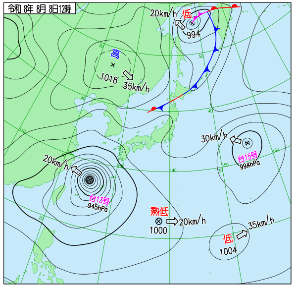 天気図 天気図