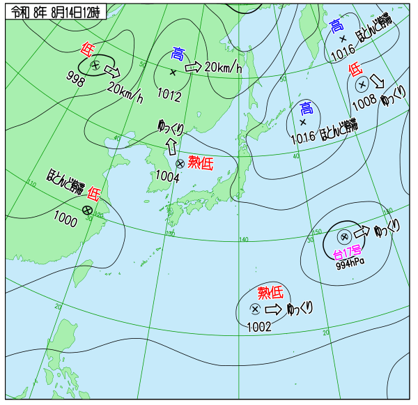 天気図 天気図