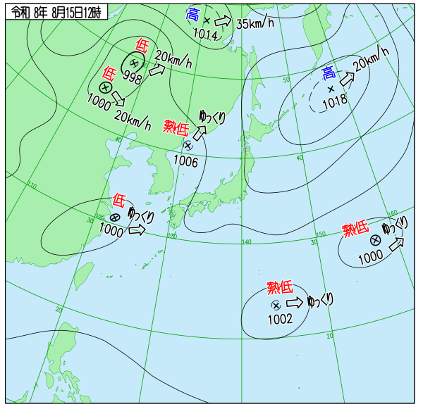 天気図 天気図