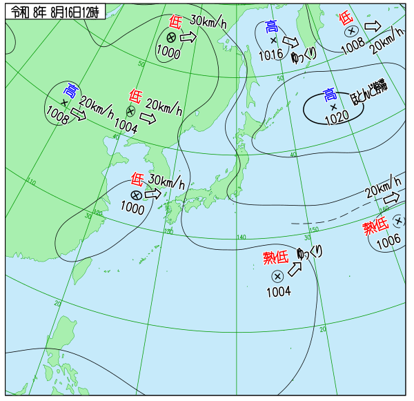 天気図 天気図