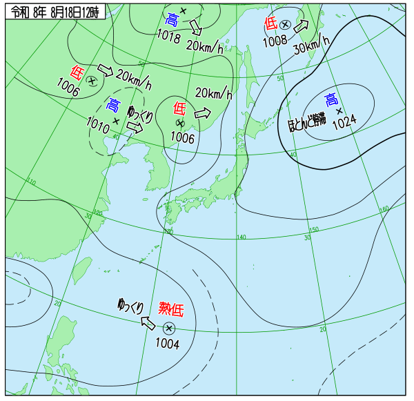 天気図 天気図
