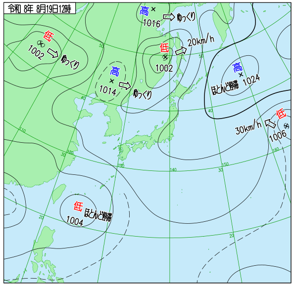 天気図 天気図
