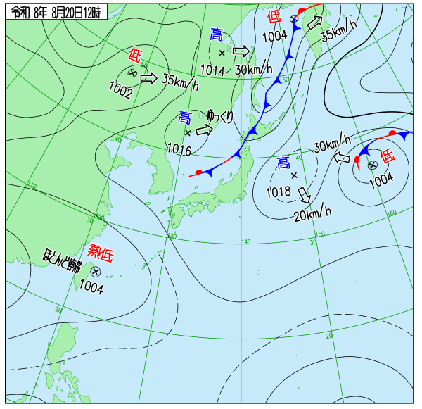 天気図 天気図
