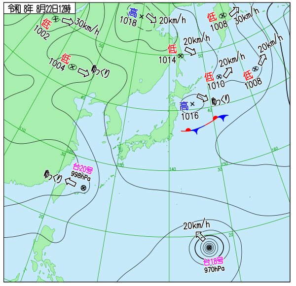 天気図 天気図