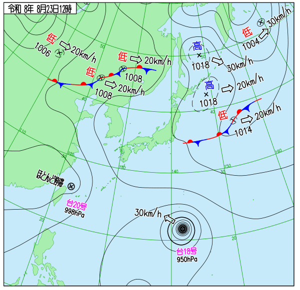 天気図 天気図