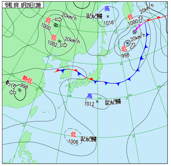 天気図 天気図