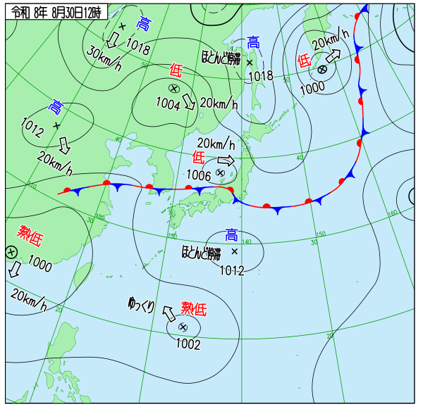 天気図 天気図
