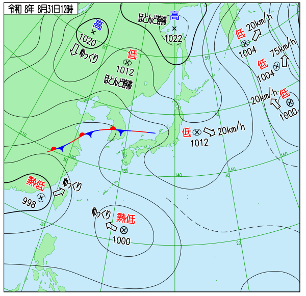 天気図 天気図