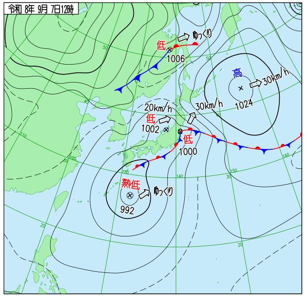 天気図 天気図