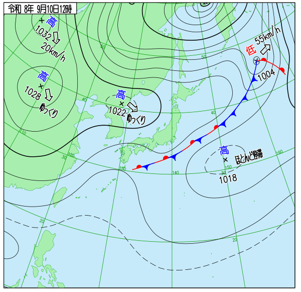 天気図 天気図