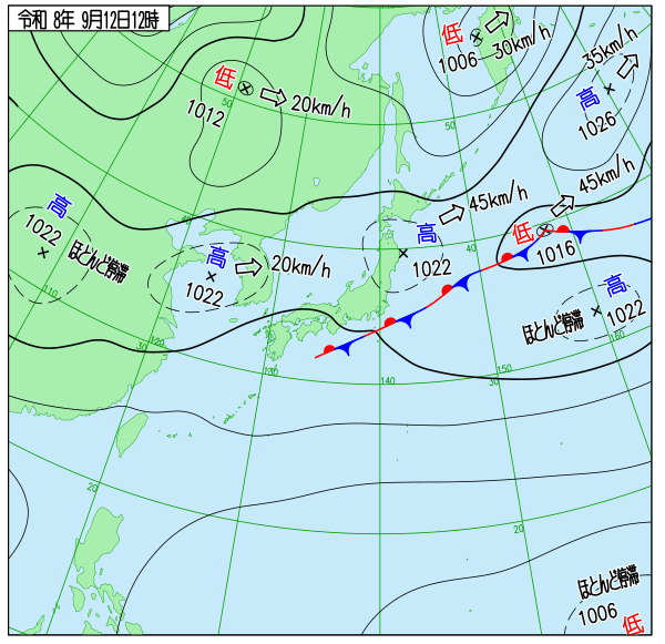 天気図 天気図