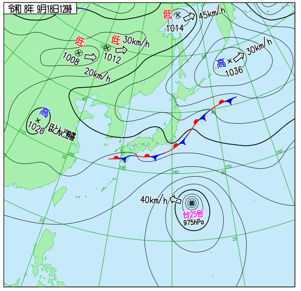 天気図 天気図