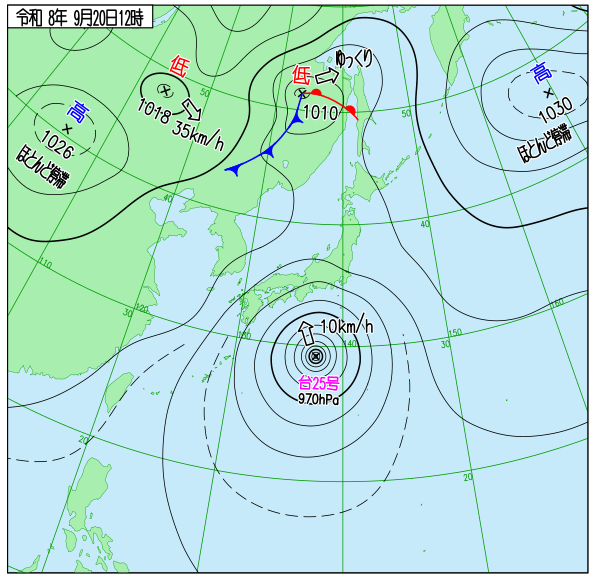 天気図 天気図