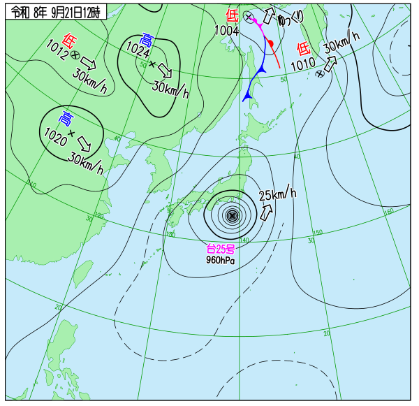 天気図 天気図