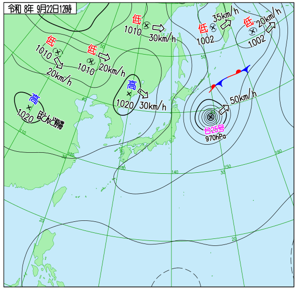 天気図 天気図