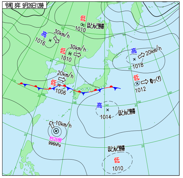 天気図 天気図