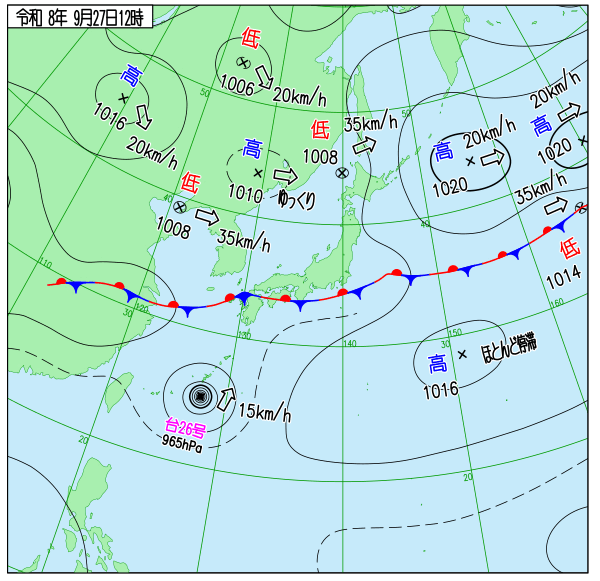 天気図 天気図