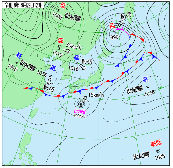 天気図 天気図