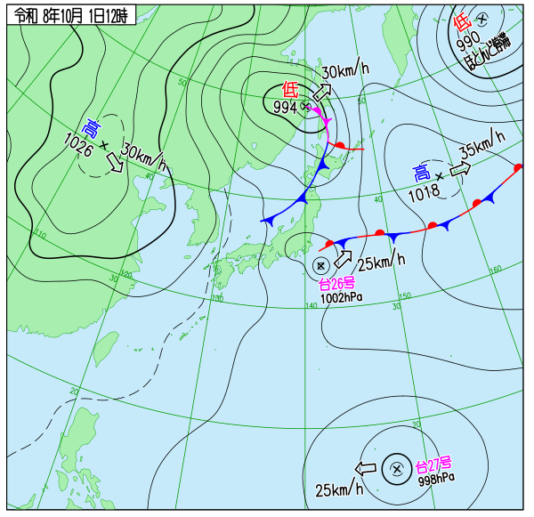 天気図 天気図