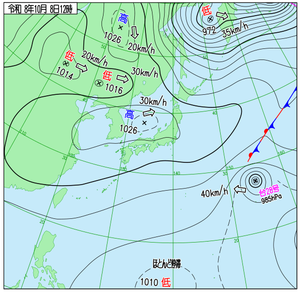 天気図 天気図