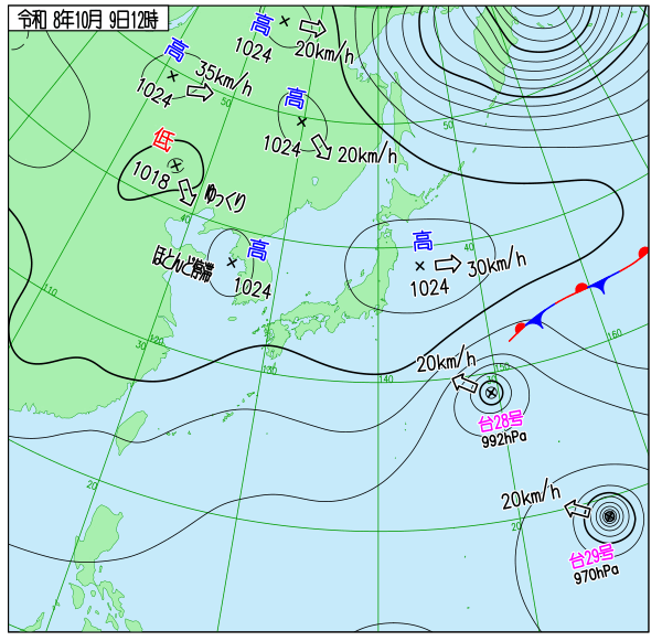 天気図 天気図