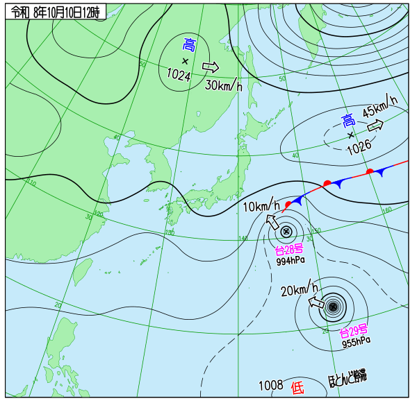 天気図 天気図