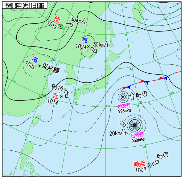 天気図 天気図