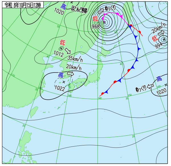 天気図 天気図