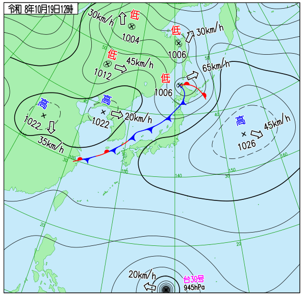 天気図 天気図
