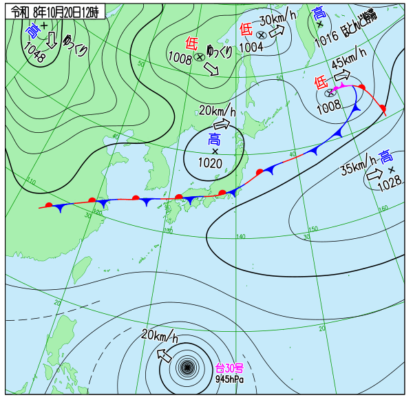 天気図 天気図