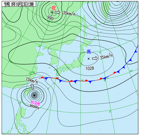 天気図 天気図