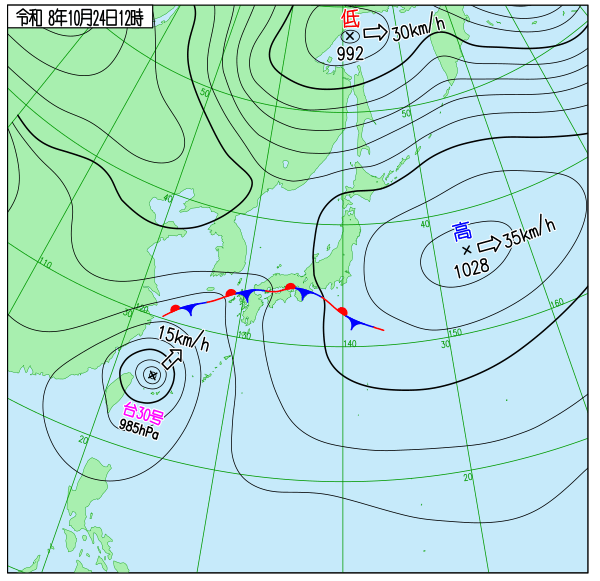 天気図 天気図