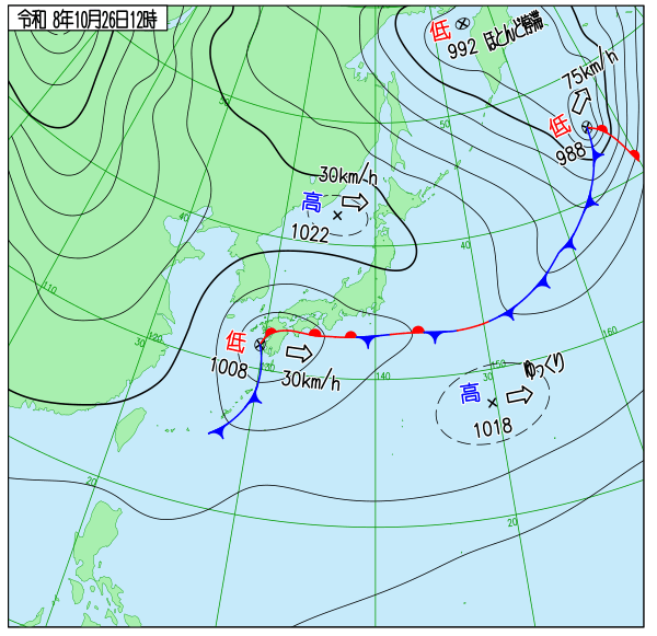 天気図 天気図